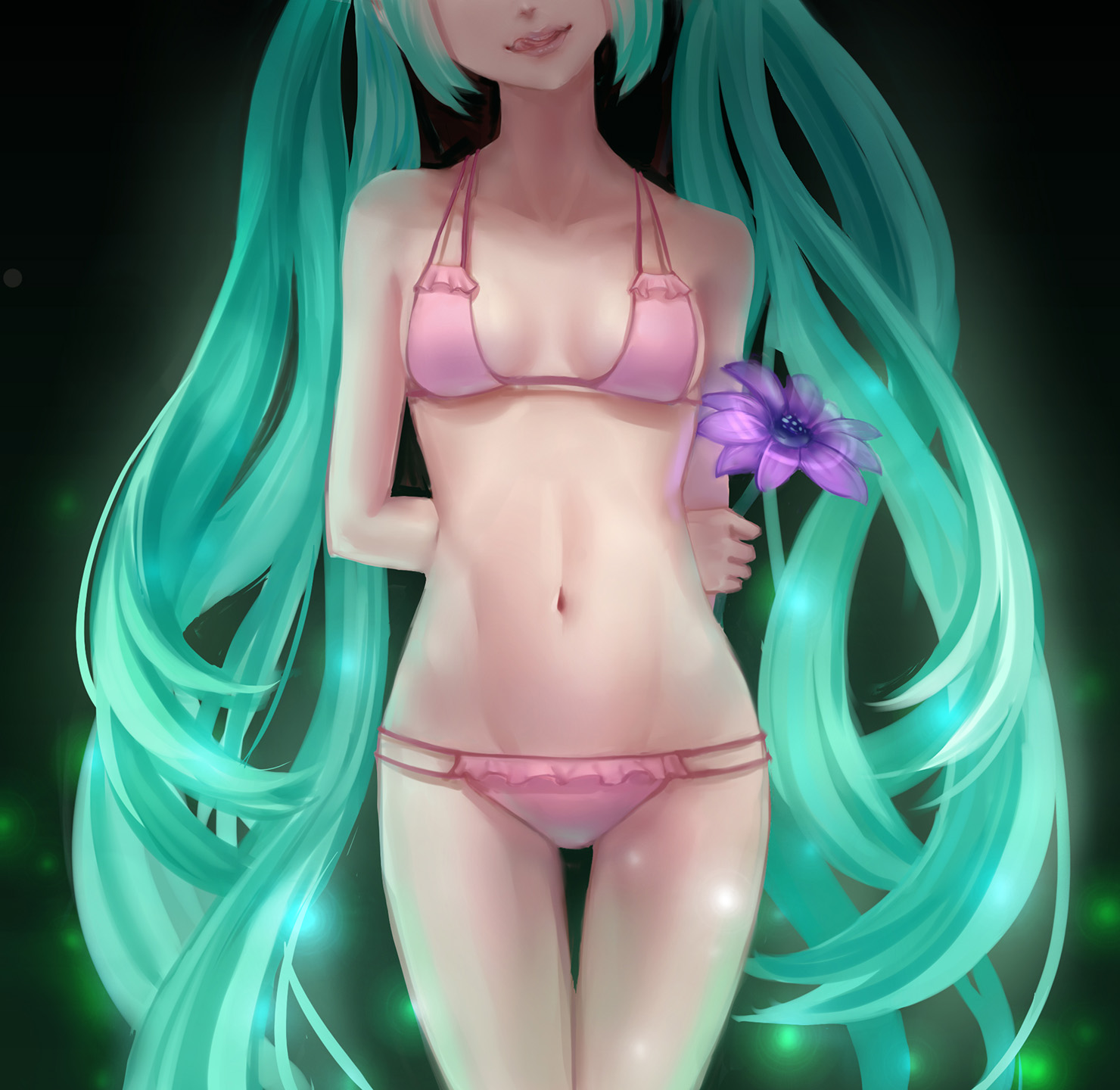 Begreen Vocaloid Hatsune Miku Bikini Swimsuits 297138 Yande Re